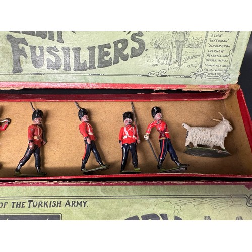 297 - Boxed Britains Royal Welsh Fusiliers 23rd Foot & Turkish Infantry - Set 74 & 167