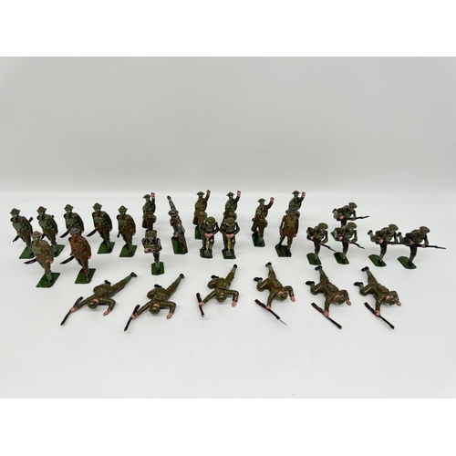 306 - Britains British Infantry Gas Mask Sets including Sets 258, 1612 + others