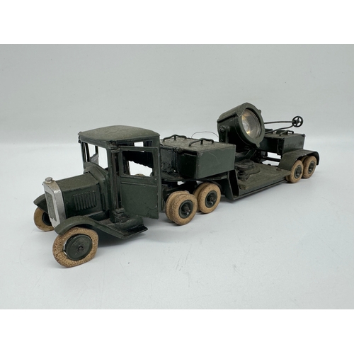 311 - Britains Set 1641 Mechanical Transport & Air Force Lorry with Search Light attachment + driver