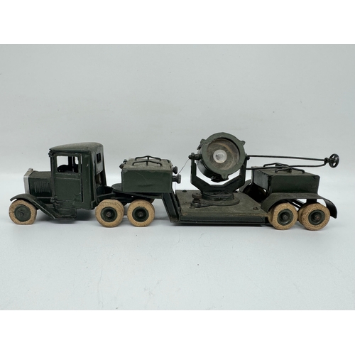 311 - Britains Set 1641 Mechanical Transport & Air Force Lorry with Search Light attachment + driver