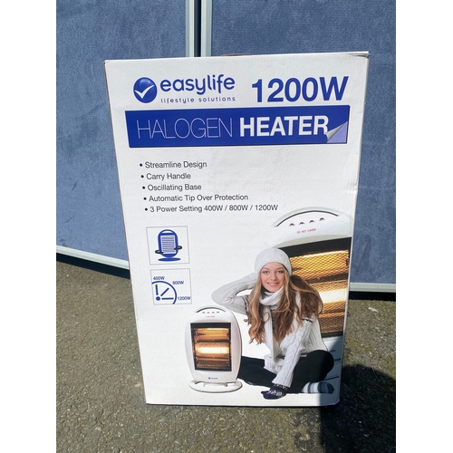 190 - New in the boc EasyLife 1200W Halogen Heater