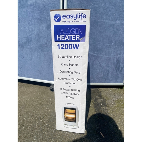 190 - New in the boc EasyLife 1200W Halogen Heater