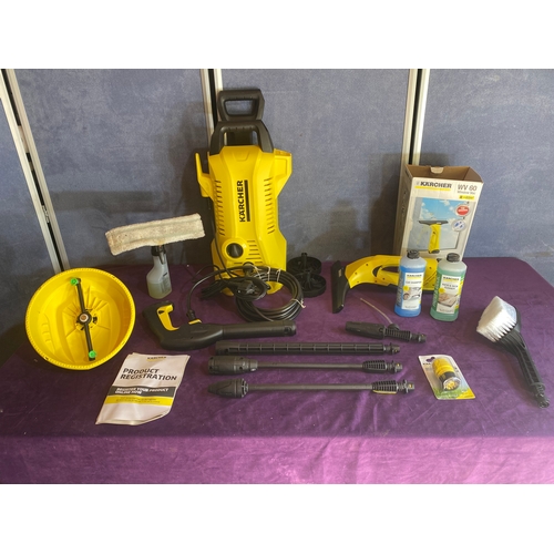 205 - Brand new Karcher K2 Premium pressure washer and accessories