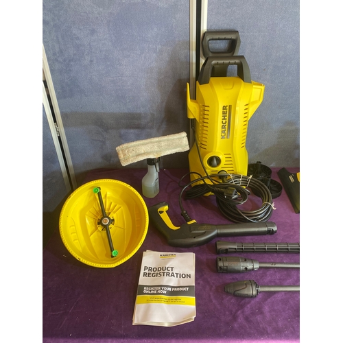 205 - Brand new Karcher K2 Premium pressure washer and accessories