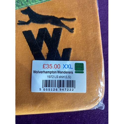 219 - Wolverhampton Wanderers 1972 football shirt XXL