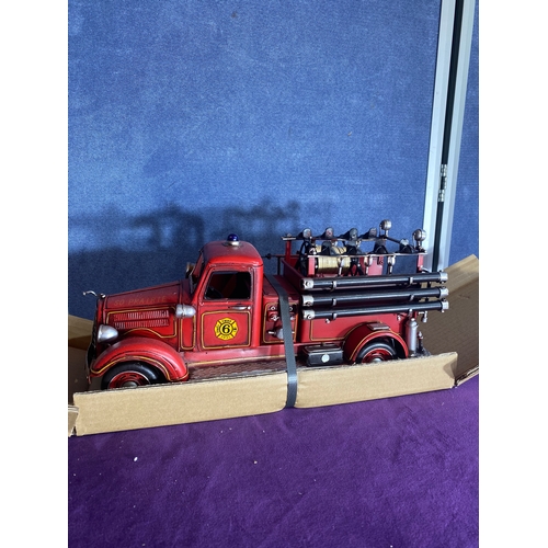 227 - New in the box fire engine model