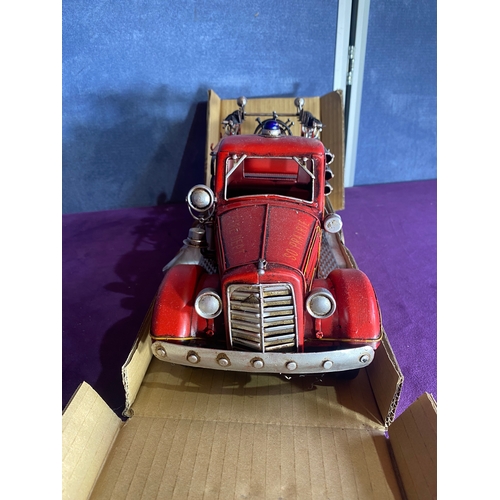 227 - New in the box fire engine model