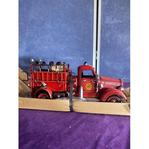 227 - New in the box fire engine model