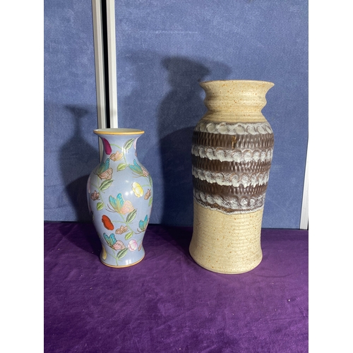 239 - Two vases including Bay Keramik