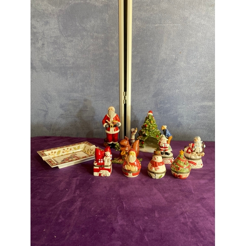 243 - Villeroy & Boch ceramic christmas collectables.