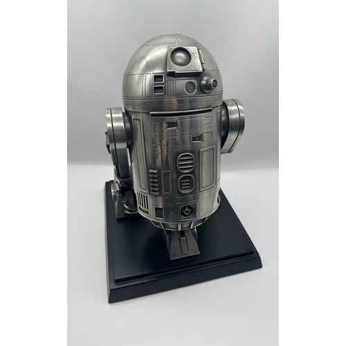 573 - Compulsion Gallery R2-D2 Figure for Lucas Film Ltd: a pewter sculpture of R2-D2, limited edition 320... 