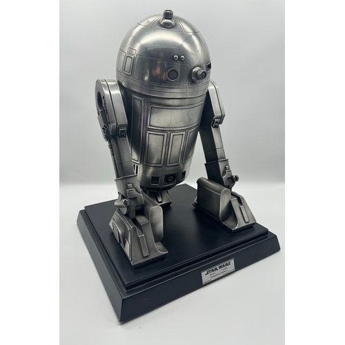 573 - Compulsion Gallery R2-D2 Figure for Lucas Film Ltd: a pewter sculpture of R2-D2, limited edition 320... 