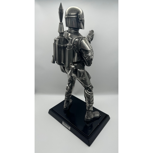 574 - Compulsion Gallery Boba Fett Figure for Lucas Film Ltd: a pewter sculpture of Boba Fett, limited edi... 