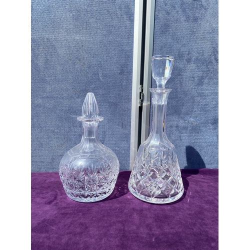 79 - Two Crystal decanters