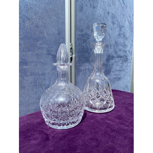 79 - Two Crystal decanters