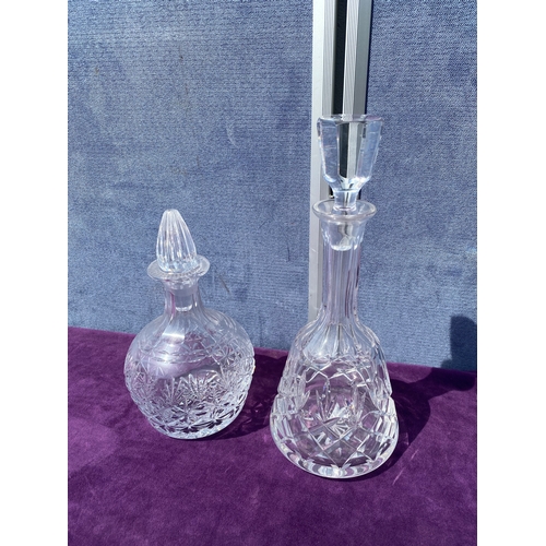 79 - Two Crystal decanters