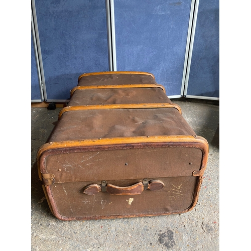 436 - Two vintage storage/travel trunks