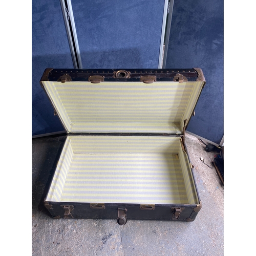 436 - Two vintage storage/travel trunks