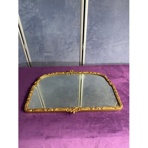 438 - Beautiful ornate gilt framed mirror