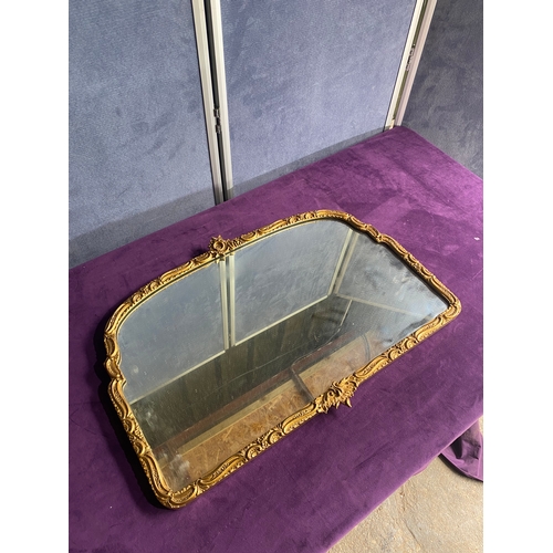 438 - Beautiful ornate gilt framed mirror