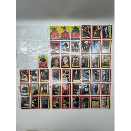 570 - Complete Topps Star Wars Return of the Jedi - Series 1 & 2 (1983) Complete with Stickers & Resealed ... 