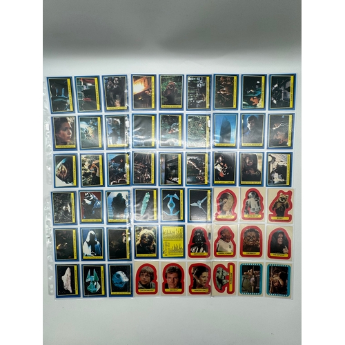 570 - Complete Topps Star Wars Return of the Jedi - Series 1 & 2 (1983) Complete with Stickers & Resealed ... 