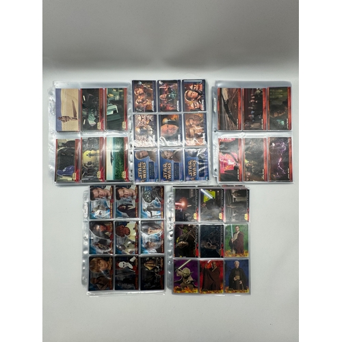 571 - Complete Topps Star Wars Prequel Era Collectable Cards including Episode 1 Complete Base Set of 80 c... 