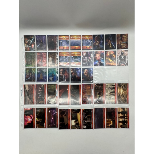 571 - Complete Topps Star Wars Prequel Era Collectable Cards including Episode 1 Complete Base Set of 80 c... 