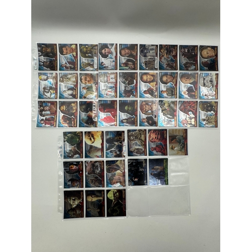 571 - Complete Topps Star Wars Prequel Era Collectable Cards including Episode 1 Complete Base Set of 80 c... 