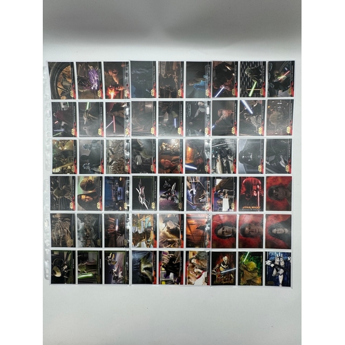 571 - Complete Topps Star Wars Prequel Era Collectable Cards including Episode 1 Complete Base Set of 80 c... 