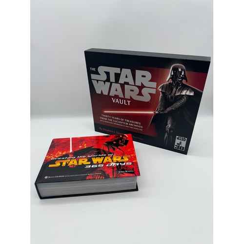 580 - The Star Wars Vault + Creating the worlds of Star Wars 365 Days Hardback books