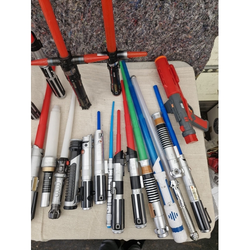 584 - Large Collection of Lightsabers