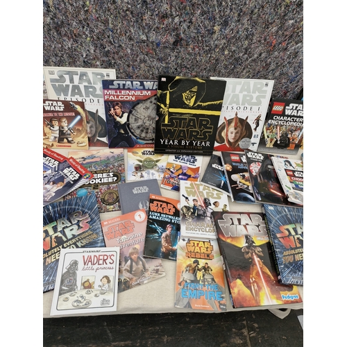 591 - Collection of miscellaneous star wars books.