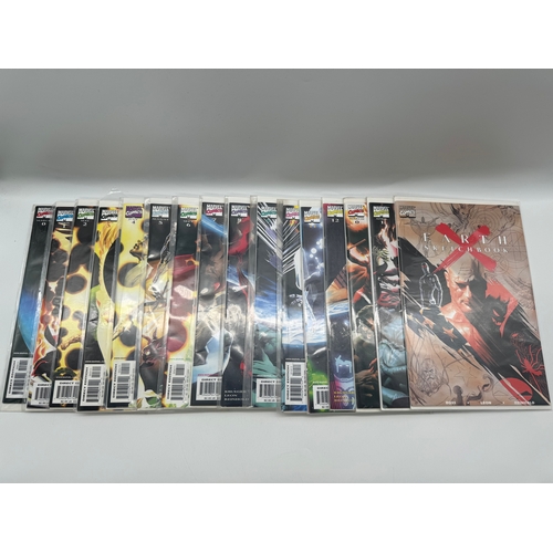 330 - Marvel Comics - Earth X & Runaways 49 comics in total including Holographic special edition cover