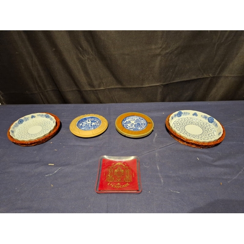 458 - Collection of four ash trays