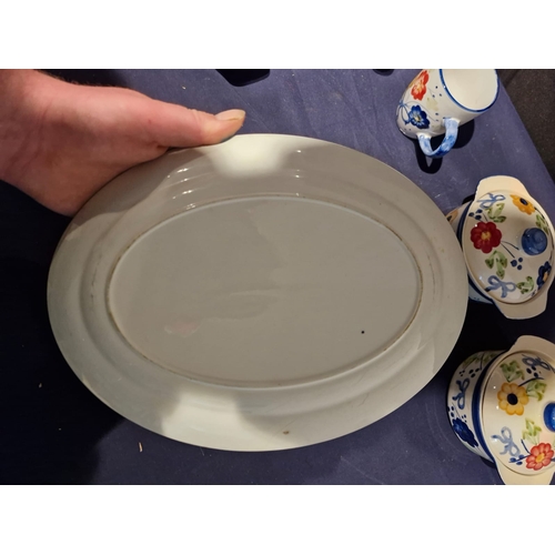 460 - Matching Floral design ceramics set