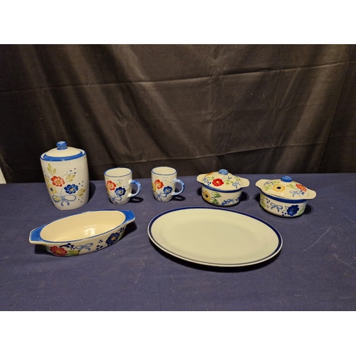 460 - Matching Floral design ceramics set