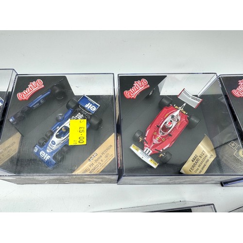 340 - Lot of 9 Quartzo Formula One Models 1/43 Scale 
4040 / 4041 / 4040 / 4032 / 4023 / 4016 / 4060 / 400... 