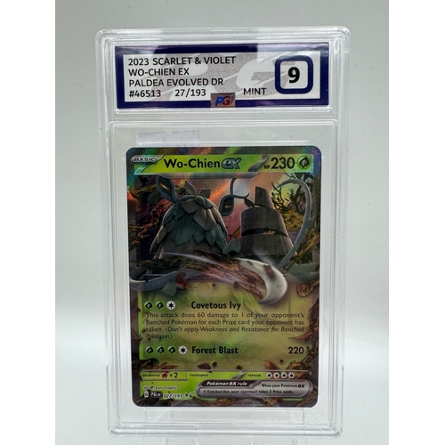 96 - Pokemon TCG: Five PG 9-10 Graded Sword & Shield / Scarlet & Violet Cards including Gyarados V - Evol... 