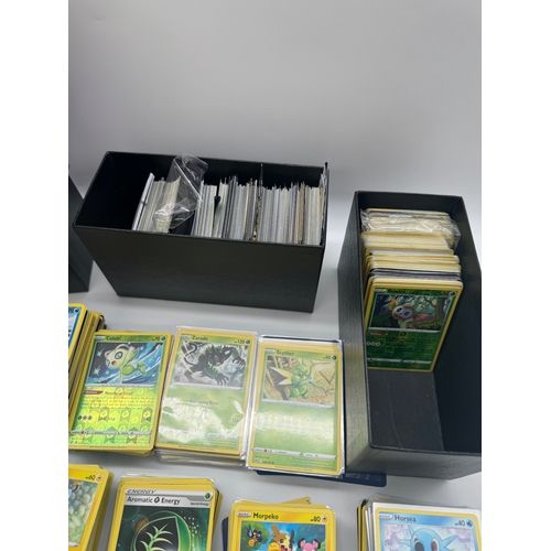 120A - Pokemon TCG: Quantity of various Sword & Shield V Shiny, non holo, holo and reverse holo cards mainl... 