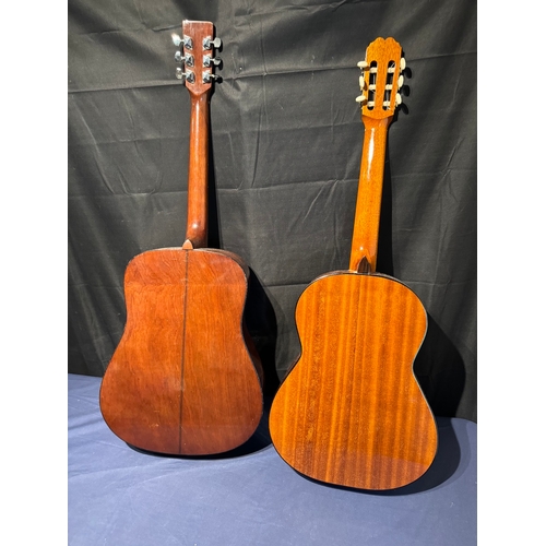 19 - Two Acoustic Guitars - Encore W255, Admira Ronda + soft cases