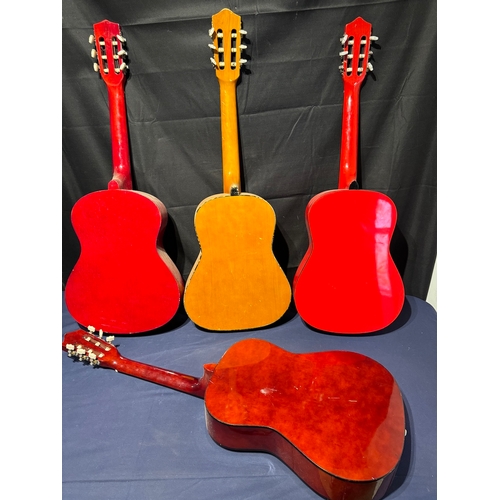 20 - Four Acoustic Guitars - Martin Smith W560N, Eleca DAG IN-36, Stretton Payne SP34RED, Elevation W560N