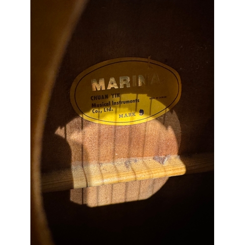 26 - Three Acoustic Guitars - Chuan Yin Marina Mark 9 , Bespana, Rio + soft cases
