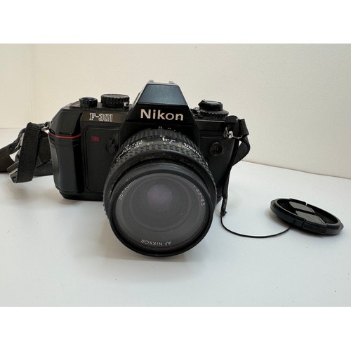 58 - Nikon F-301 Camera with AF Nikkor 35-70mm f/3.3-4.5 lens