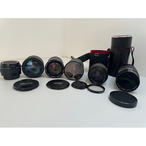 65 - Collection of camera lenses