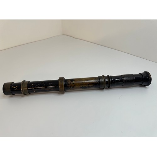 66 - WW1 Ottoway & Co 1915 No2307 Sighting Scope + 19th Century Telescope by Dolland of London