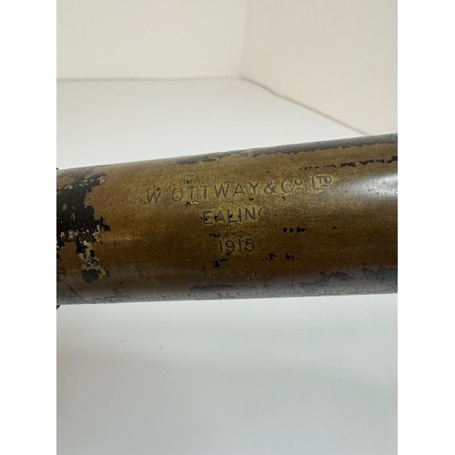 66 - WW1 Ottoway & Co 1915 No2307 Sighting Scope + 19th Century Telescope by Dolland of London