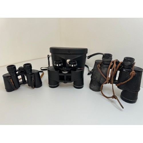 68 - Three Binoculars - Noctovist MkII 8X30 , Boots Ascot 7x35 , Taiyo 12x50