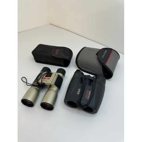 69 - Two sets of Binoculars Praktica Sport 21x25 + Horizon 12x32