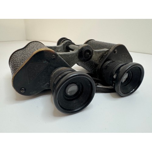 71 - Two sets of Binoculars C.P Goerz Berlin 6x Helinox D.R.P Military Binoculars + Carl Zeiss Jenoptem 1... 